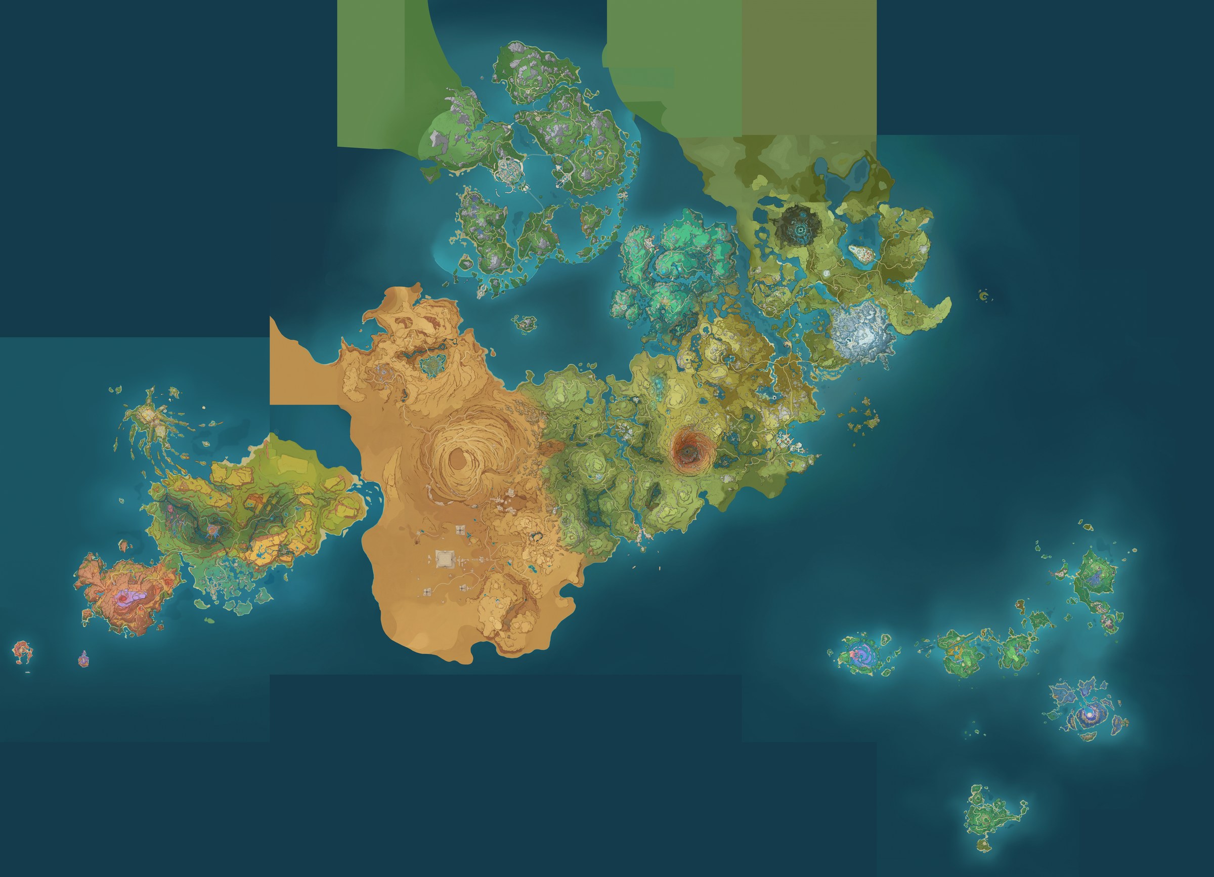 Genshin Impact companion map preview