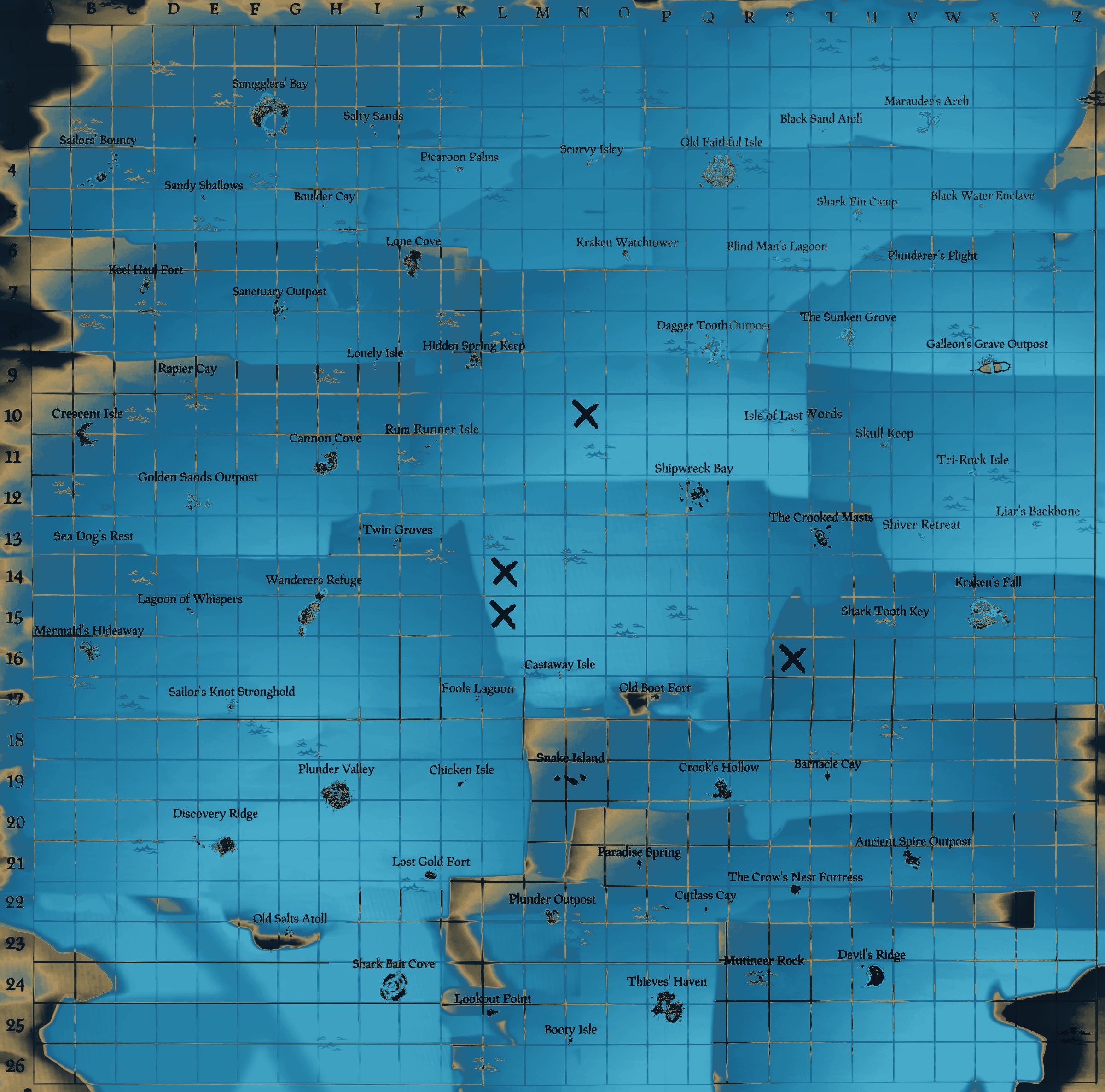 Sea of Thieves companion map