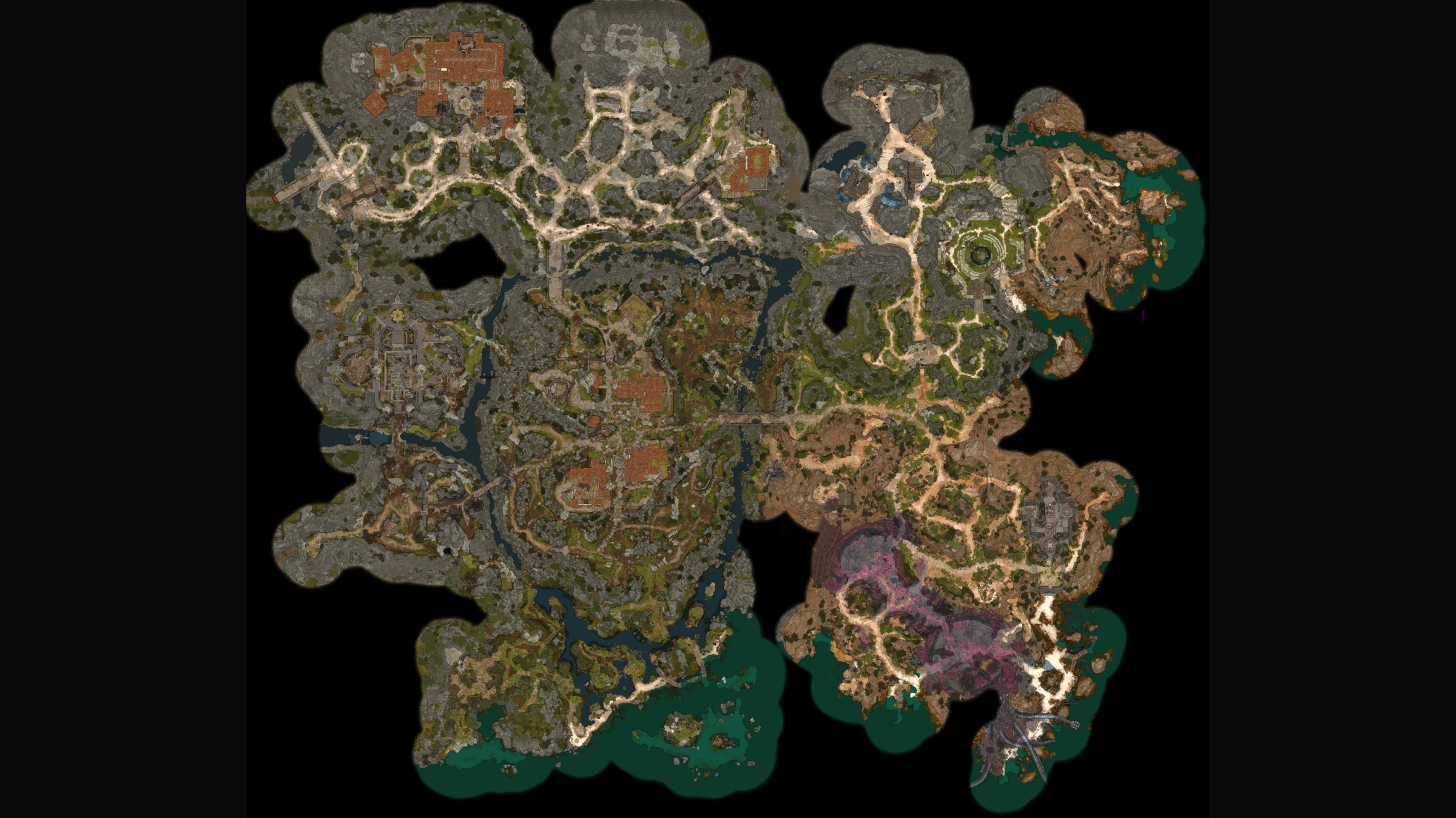 Baldur's Gate 3 companion map preview