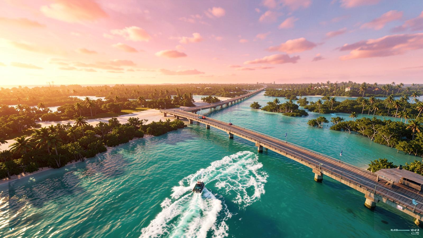 Leonida Keys coastline